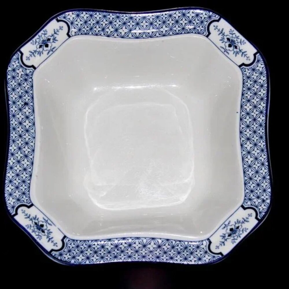 Blue And White Johnson Bros Geneva Serving Platter | Vintage Geneva Patter - Picture 14 of 15